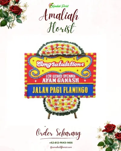 Bunga Papan Congratulation di Pisang